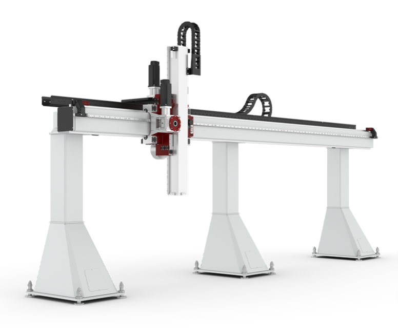 机床配桁架机械手